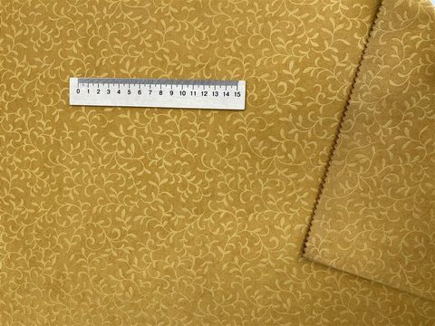 Ткань вельвет замша, горчица 1060В-1-8 фото