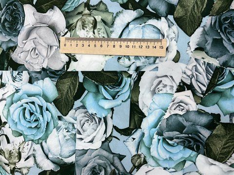 Ткань софт принт 1004--8-3 фото