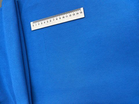 Ткань мустанг рубчик мелкий, благородный голубой 5425-7 фото